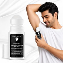 UrbanMooch Underarm Roll On for Men – 4% AHA BHA | Brightening Deodorant | 48-Hour Odor Protection | Alcohol-Free