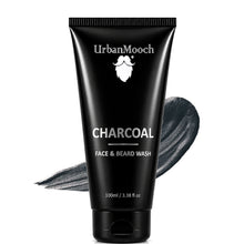 UrbanMooch 4 in 1 Beard Grooming Kit for Men | Anniversary, Birthday, Valentine Gift for Brother, Boyfriend, Husband | Charcoal Face & Beard Wash, Powerful Beard Growth Oil, Boar Bristle Beard Brush & Wooden Beard Comb