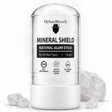 UrbanMooch Mineral Shield™ Natural Alum Stick | Potassium Alum Deodorant for Men | Alcohol Free | 75g
