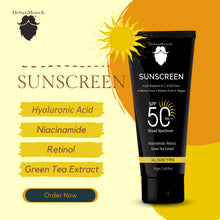 Pack of 2 Daily Sunscreen For Men SPF 50 PA +++ | Sunscreen with Hyaluronic Acid & Niacinamide | No White Cast | Acne Safe | Non Greasy