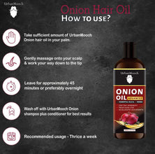 Organic Onion Hair Oil for Nourished and Stronger Hair