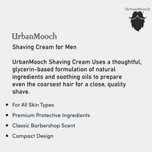 UrbanMooch Shaving Cream for Smooth Shave with Shea Butter
